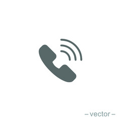 Obraz premium Call icon vector. Phone icon vector. mobile phone. telephone icon. EPS 10