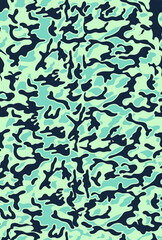 Vector illustration of army camouflage pattern.