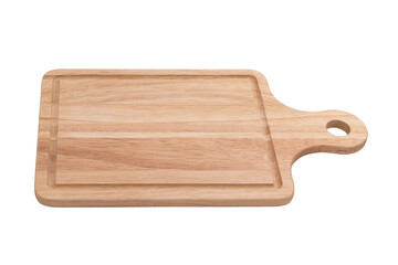 Wooden cutting board isolated