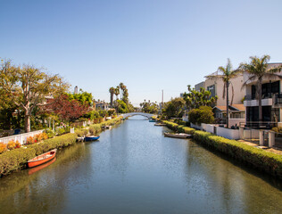 Fototapeta na wymiar Venice Canal Historic District 