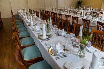 Birthday table setup for the big party