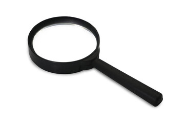 Magnifying glass isolated on white background with Clipping path.