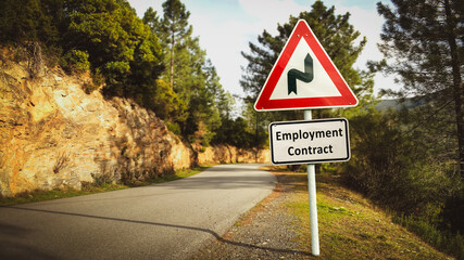 Street Sign EMPLOYMENT CONTRACT