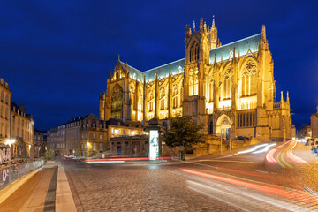 Fototapeta na wymiar Kathedrale von Metz, Frankreich