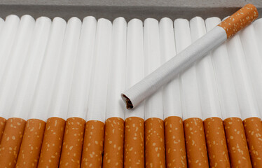 Lots of cigarettes for smoking