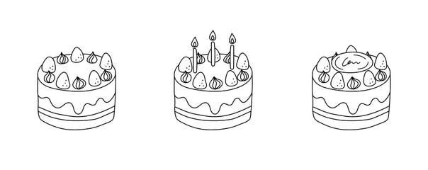 手描きのドーナツのイラスト ドーナッツ スイーツ デザート おしゃれ おやつ ソース Wall Mural Yugoro