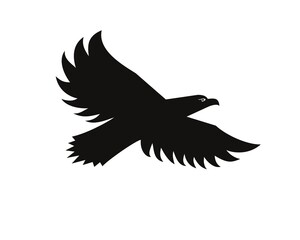 Fototapeta premium Black eagle logo
