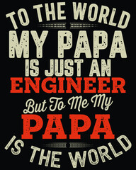 Fathers day special t-shirts for all professions including veterans.