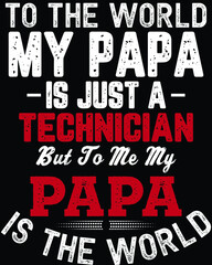 Fathers day special t-shirts for all professions including veterans.