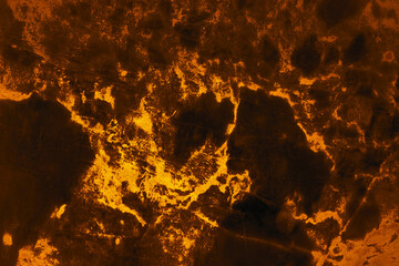 mineral gold lava granite stone surface of cave for interior and wallpaper