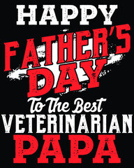 Vector design on the theme of father's day, veteran, 
Stylized Typography, t-shirt graphics, print, poster, banner wall mat