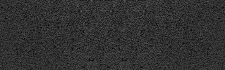 Fototapeta premium Panorama of Black cement wall texture and seamless background