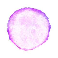 Violet and pink watercolor on white background