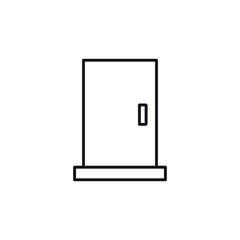 door icon vector sign symbol isolated