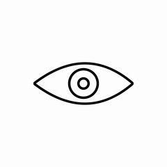 Outline eye icon.Eye vector illustration. Symbol for web and mobile