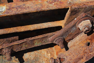 Rusty iron, rusty metal background, metal wall wallpaper.