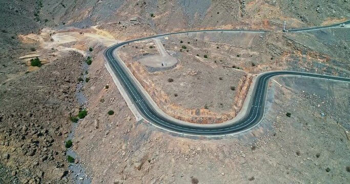 Beautiful view of Ras Al Khaima United Arab emirates mountains