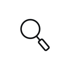 search zoom icon vector sign symbol isolated
