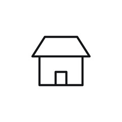 home icon vector sign symbol isoalted