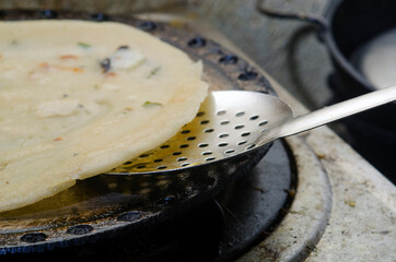 Pancake Roti, Street food