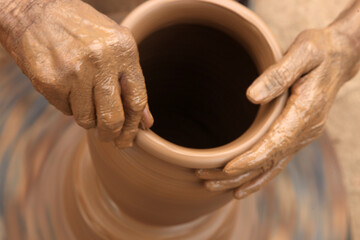 hands of a potter