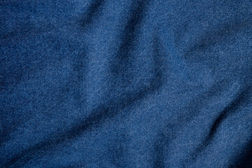 Fototapeta na wymiar Blue denim texture. Closeup of denim jacket elements. Background for banner, poster or adrift.