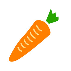 Carrot icon. Cartoon illustration of carrot vector icon for web design. EPS 10
