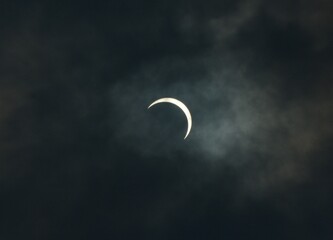 The pictures of Partial Solar Eclipse, captured on 21-06-2020.