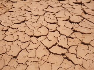 Dry clay mud texture drought global warming 