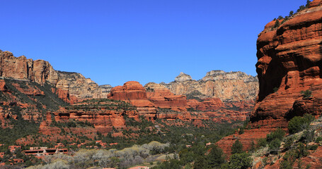 View from Boynton Vista trail in Sedona, Arizona, United States