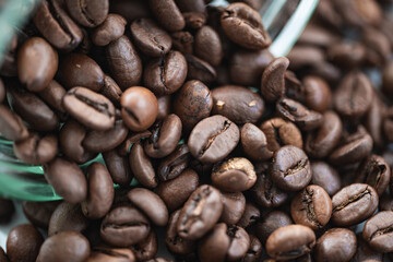 Roasted Coffee Beans in nice brown color