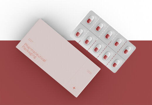 Pharmaceutical Packaging Mockup