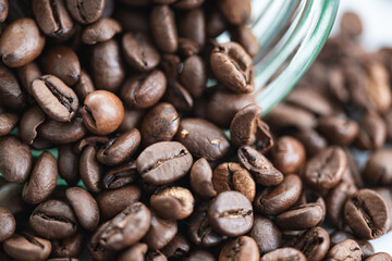 Roasted Coffee Beans in nice brown color