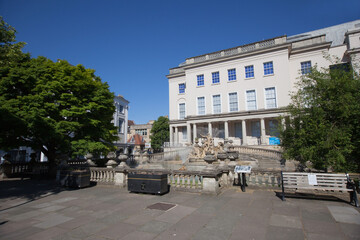 Neptune's Fountain on the Promenade in Cheltenham, Gloucestershire, United Kingdom