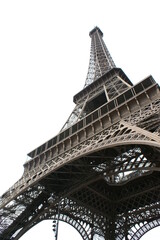 Fototapeta na wymiar Eiffel Tower, view from below. Paris, France
