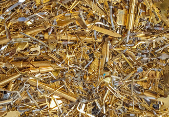 gold waste from electronic components