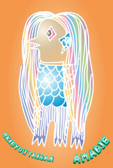 アマビエ　パステルVER