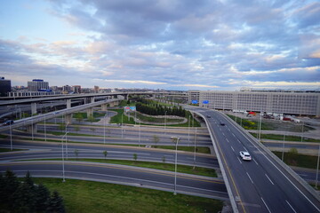 Beautiful Toronto city highway system	