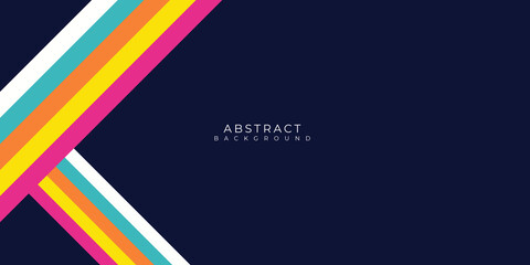 Geometric colorful blue orange pink tosca white background