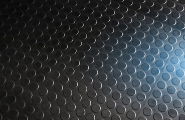 The rubber floor, use non-slip matting to the room.