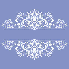 vector vintage floral  background with decorative flowers for design