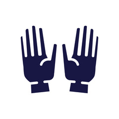 hands human silhouette style icon