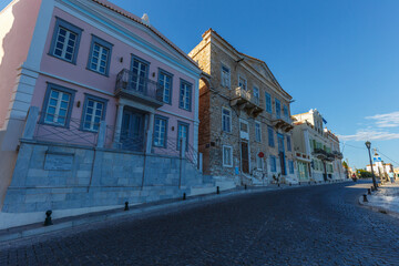Neoclassical Buildings at Syros Island