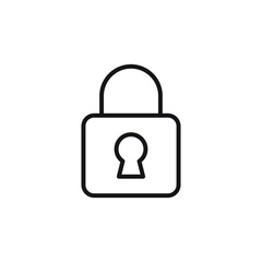 lock icon vector sign symbol isolated
