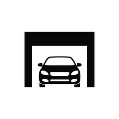 car garage icon vector