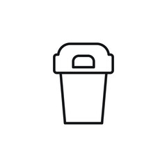 trash icon vector sign symbol isolated