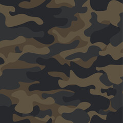 Naklejka premium Mountain Seamless Camouflage Pattern with abstract lines for Army Clothing and apparels. Camouflage pattern background seamless vector illustration. Abstract Vector Military Camo Background.