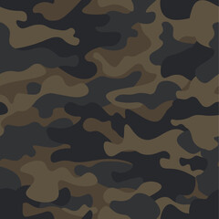 Fototapeta premium Mountain Seamless Camouflage Pattern with abstract lines for Army Clothing and apparels. Camouflage pattern background seamless vector illustration. Abstract Vector Military Camo Background.