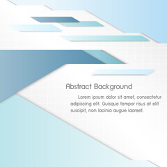 Blue geometric abstract technology background for design vector illustration.