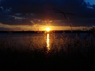 belleza al atardecer